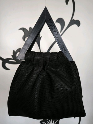 Women's black handheld bag new designer fashion