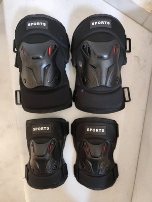 Set of knee pads and elbow pads like new in excellent condition