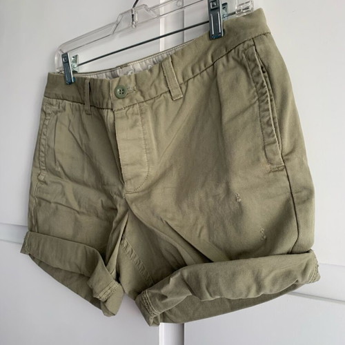 J. Crew Broken In Boyfriend khaki shorts new, size S