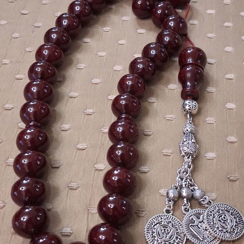 Bakelite komboloi worry beads, Damascus 1998