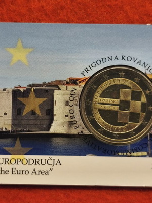 Coincard 2 ευρώ Κροατίας 2023 καινούργιο επετειακό