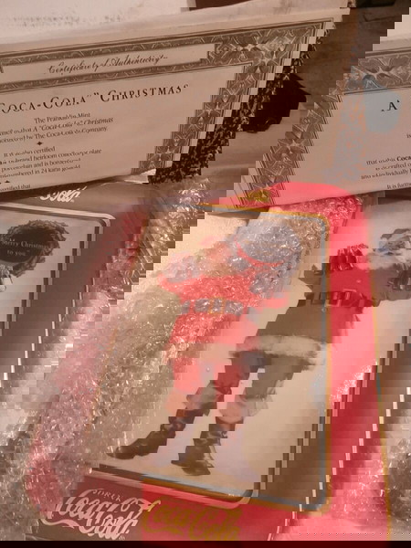 COCA COLA  XMAS ME CERTIFICATE
