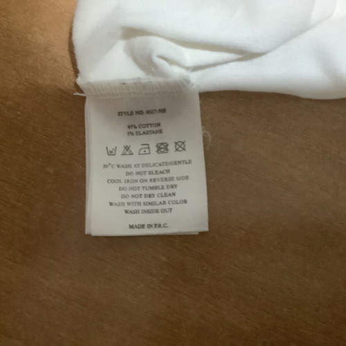 Julia Bergovich women's short sleeve t-shirt like new, size M, white and black
