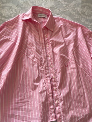 Project Soma shirt one size new, white and pink