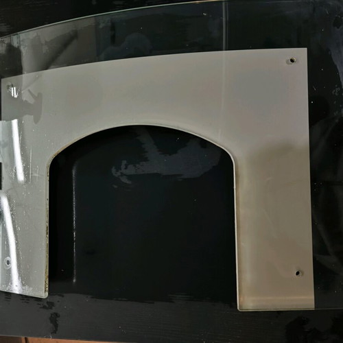 Chimney hood glass 70cm x 49cm like new