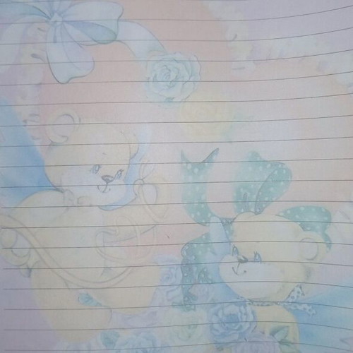 Collectible scented letter papers like new without envelope