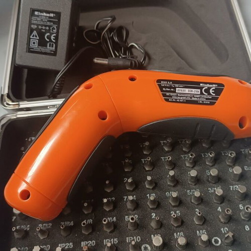 Bavaria by Einhell BSD 3.6 rechargeable screwdriver with 100 bits and case new