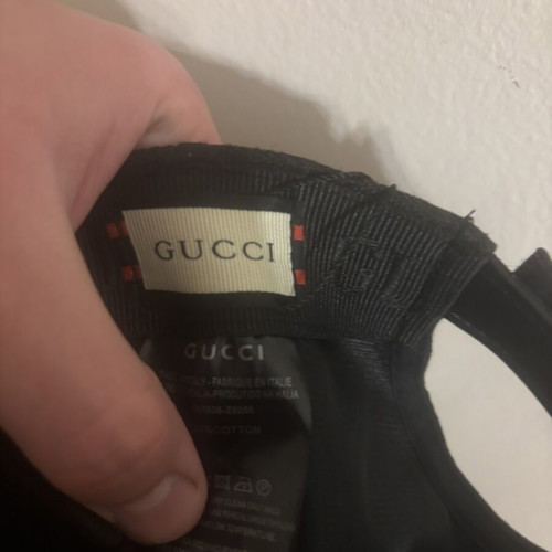 Gucci GG hat new, black, one size