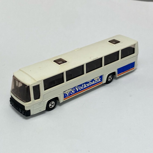 Volvo Volksbank efsi Holland metal bus used, scale 1/87
