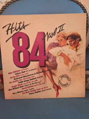 Hits 84 Vol II vinyl record used, pop compilation