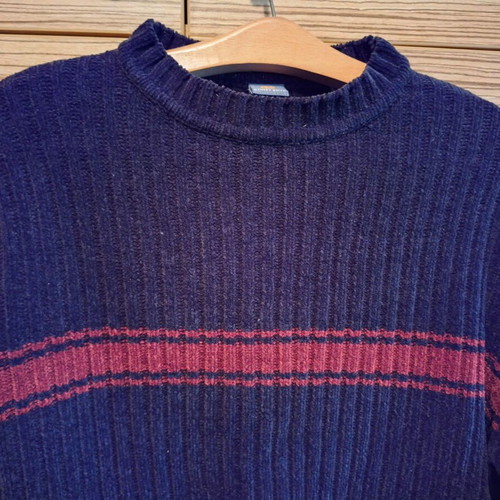 Street Boys wool pullover Large like new, black and blue
