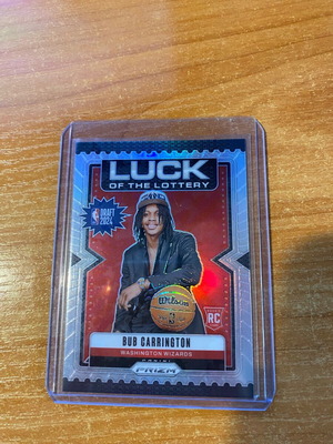 Panini NBA Prizm Luck of the Lottery 2024-25 Bub Carrington card like new