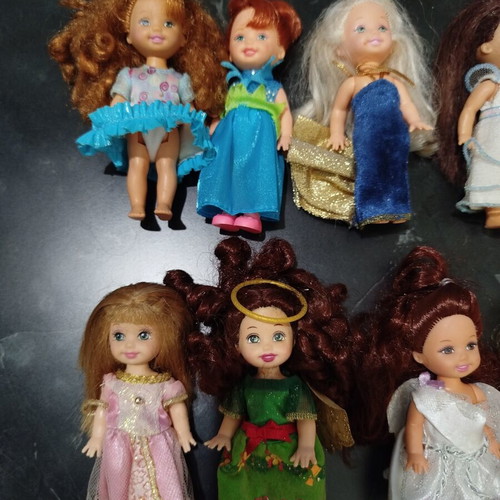 Barbie Kelly dolls used from Magic Pegasus movies, set