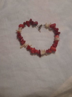 Children's coral bracelet