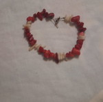 Children's coral bracelet