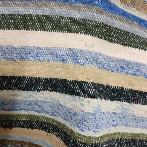 Handwoven Summer Cotton Rag Rug New 2.60x0.75 m