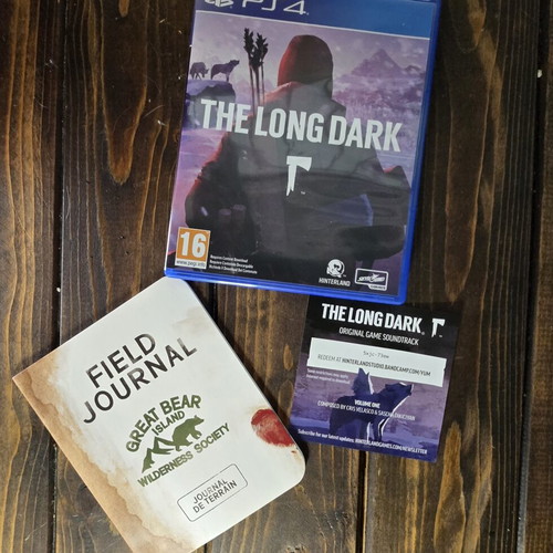 The Long Dark PS4 game like new, rare collectible with insert