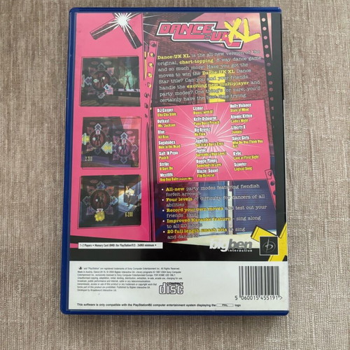 Dance UK XL PlayStation 2 PAL used, complete