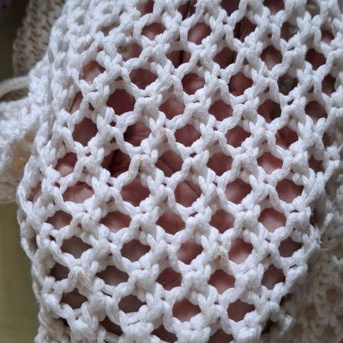 Women's knitted blouse like new, white, size M
