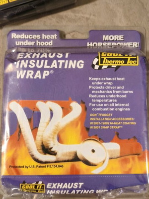 Exhaust wrap new, sealed in box