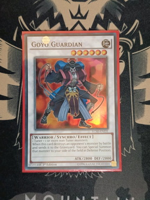 Goyo Guardian Yu-Gi-Oh! card new, Super Rare LC5D 1st Edition Near Mint