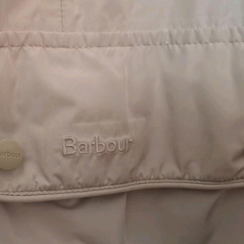Barbour unisex beige jacket like new, sizes L-XL