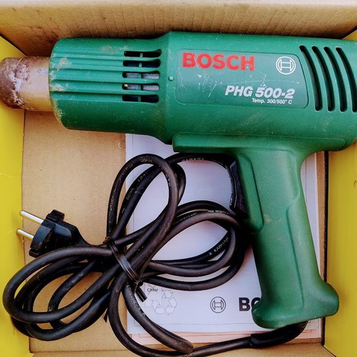 Bosch PHG 500-2 Heat Gun used, 300 and 500 degrees Celsius