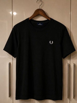 Fred Perry Black T-Shirt XL new