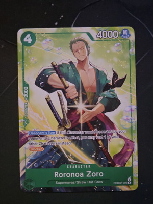 Κάρτα Roronoa Zoro σαν καινούργια
