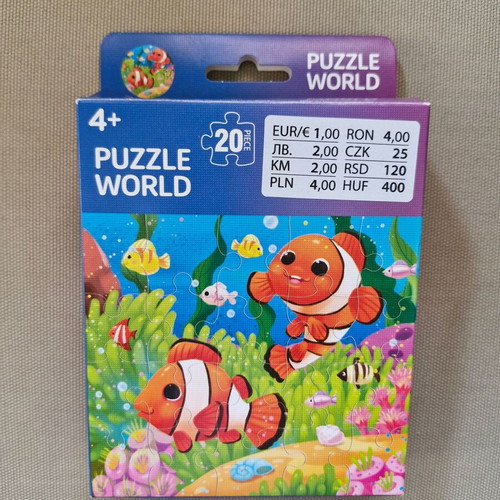 Peppa Pig and Underwater World puzzles like new, 4+ years