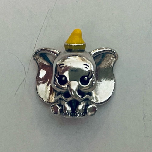 Pandora x Disney Dumbo charm like new, yellow and silver