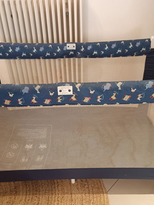 Playpen used with frame and cover, includes new stroller