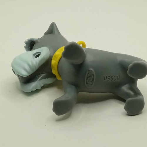 Schnauzer dog keychain used, 7x6 cm