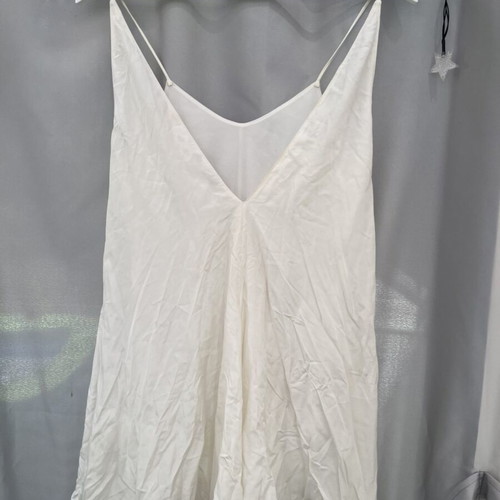 Patrizia Pepe dress used, size XS, white with wear and stain
