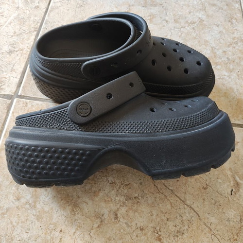 Crocs Stomp Clog, size 39/40, black