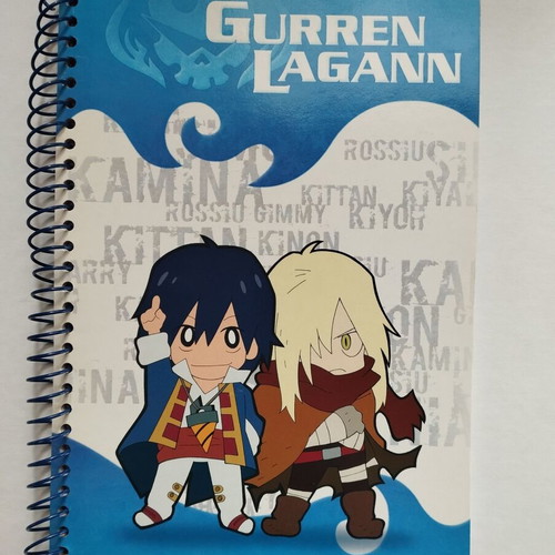 Gurren Lagann notebook used