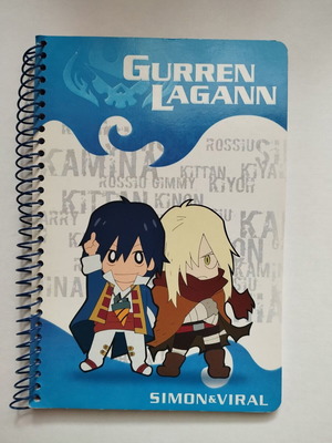 Gurren Lagann notebook used