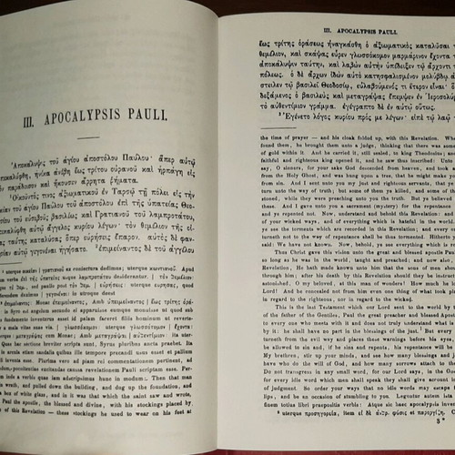 Apocryphal Apocalypses by Constantin von Tischendorf like new