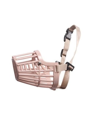 Plastic muzzle beige size 9 new