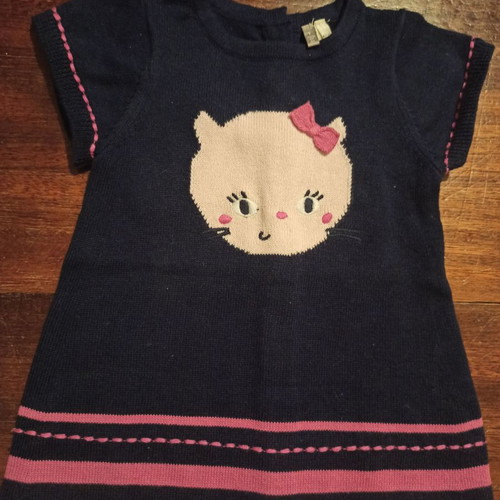 Baby set 2 knitted dresses Orchestra like new for 1 month