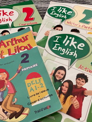 English books used, set of 3
