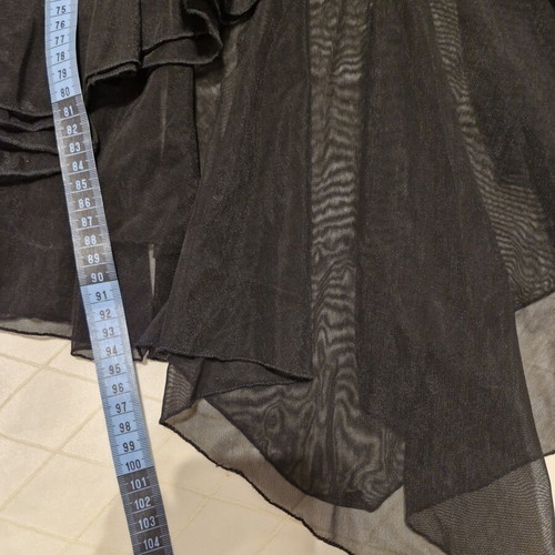 Mitropoulos Asymmetric Dress size 1, like new, black and brown