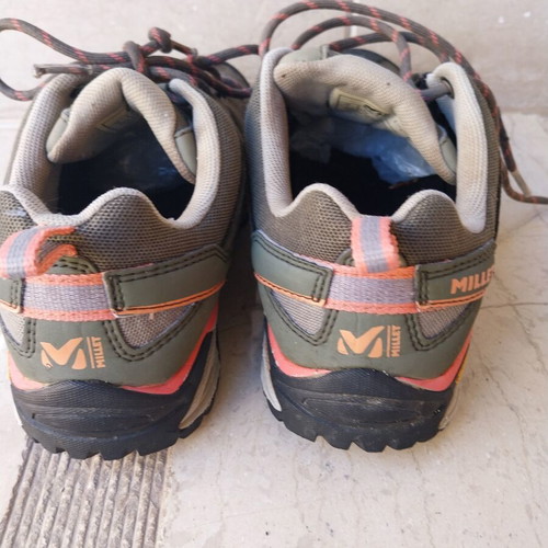 Millet hiking shoes size 37.5 used, beige and brown