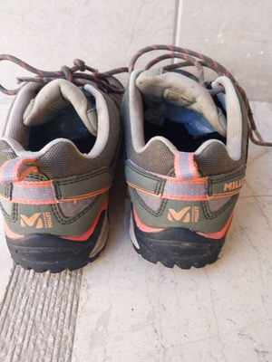 Millet hiking shoes size 37.5 used, beige and brown