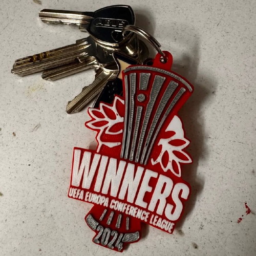 Europa Conference League Olympiakos 2024 commemorative keychain new