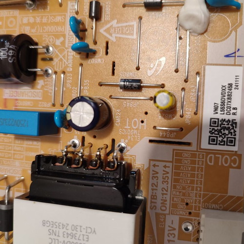 Samsung Power Board Ls55s6_dvd Like New for UE50DU7172UXXH