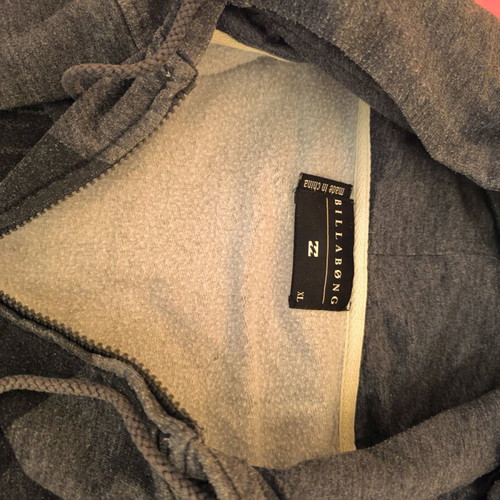 Billabong cardigan used, gray, size XL
