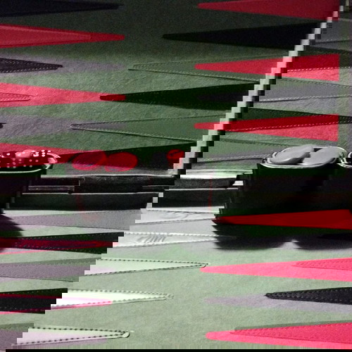 Επιτραπέζιο Τάβλι μεταχειρισμένο με βαλιτσάκι μεταφοράς