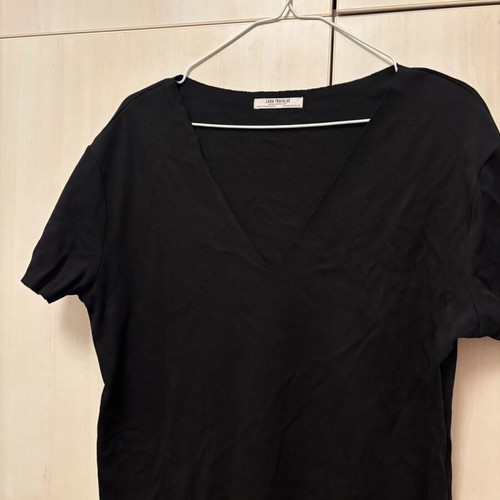 Short-sleeve mako dress like new, black, size S
