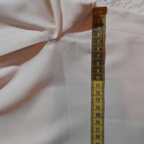 Y2K White Bell-Bottom Pants like new, Size 36
